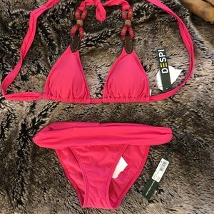 NWT Pink Beaded Despi Bikini $135